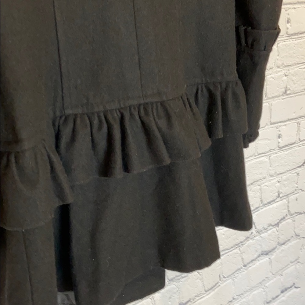 Women’s Black Pea Coat - Picture 4 of 6